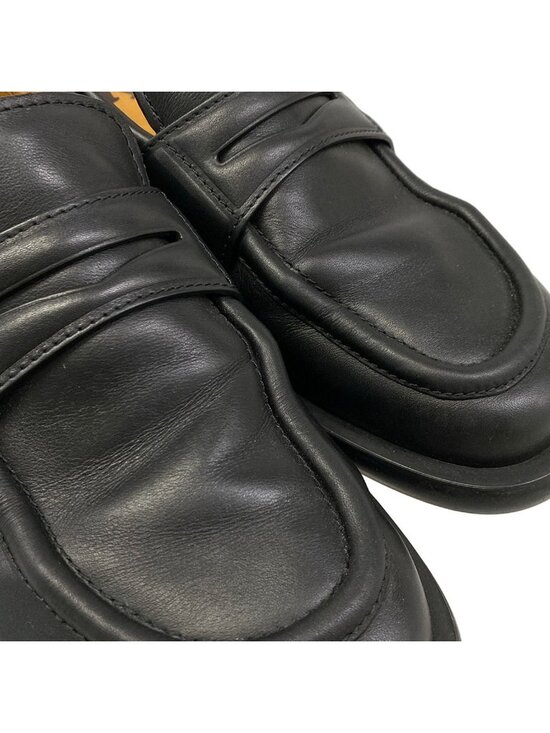 Louis Vuitton Loafers Dandy Moccasins Black Leather 7.5 main image 5